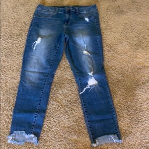 Ladies Fun Ripped Jeans - dress up or down.